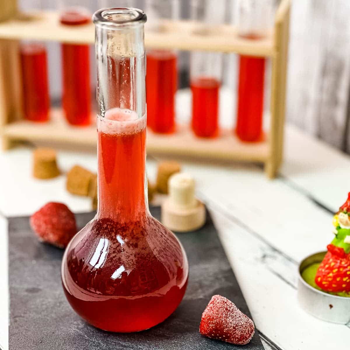No Fuss Strawberry Simple Syrup