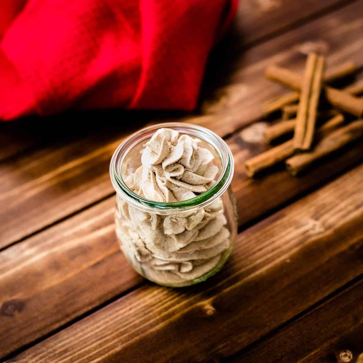 Decadent Cinnamon Whipped Cream Topping
