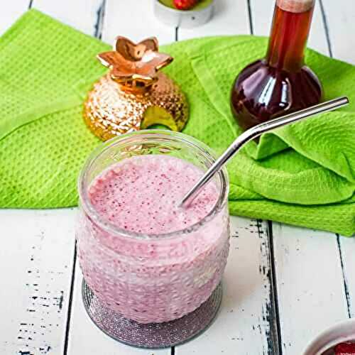 Delicious homemade Strawberry Milkshake Recipe