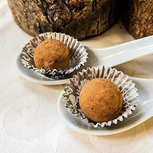 Easy salted caramel truffles