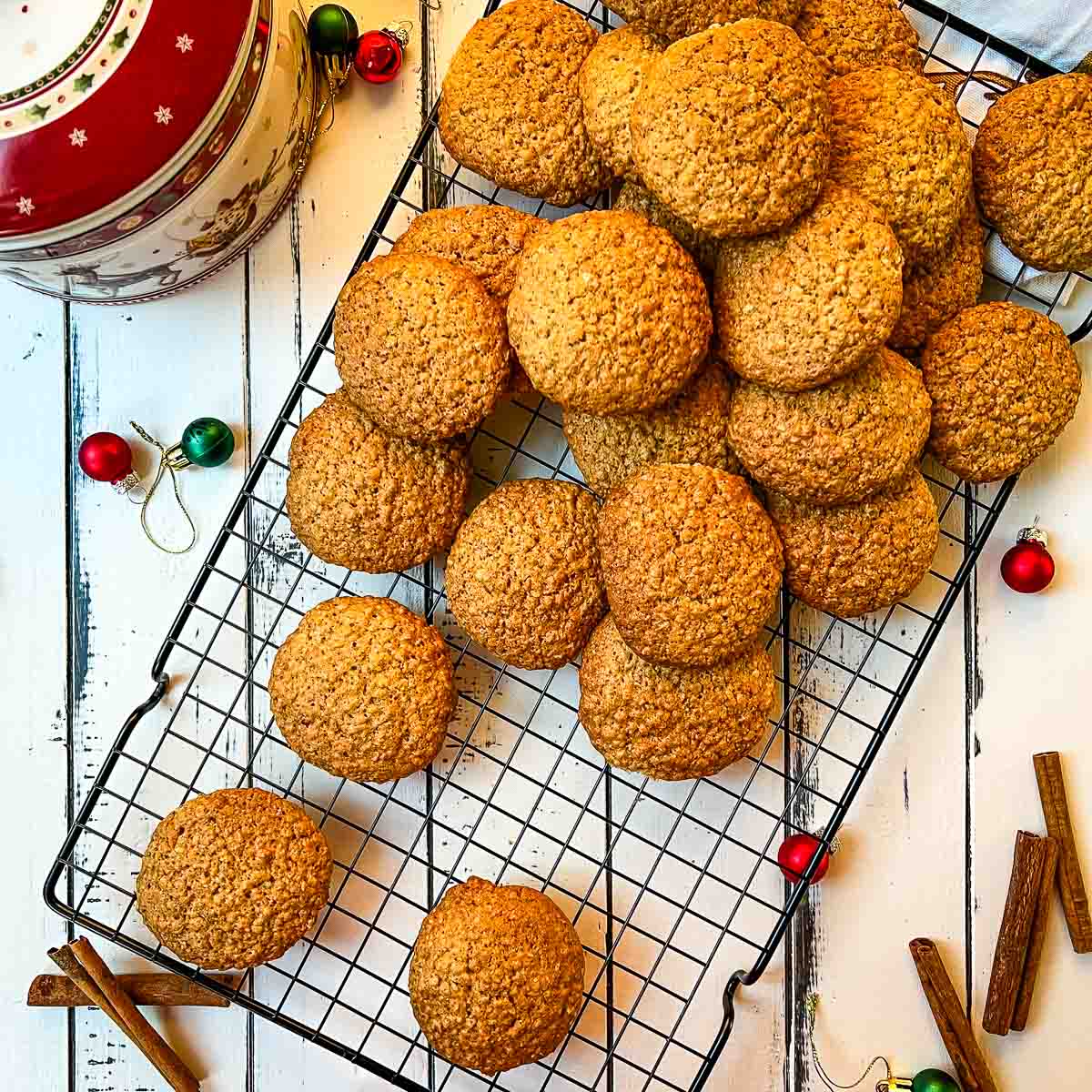 Oatmeal Cinnamon Cookies without Brown Sugar