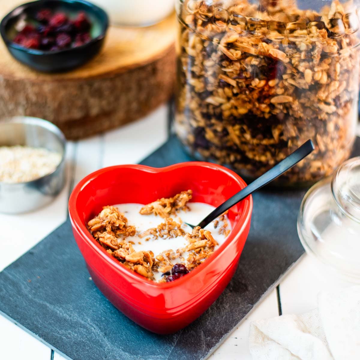 Gluten-free Maple Cinnamon Granola