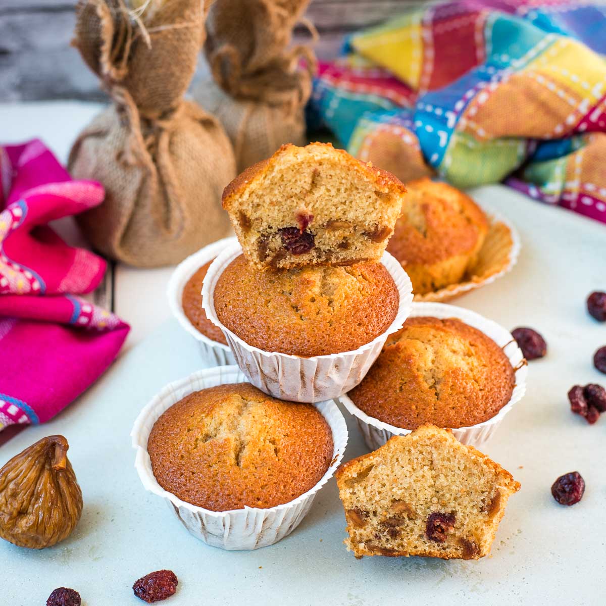 Fruit Cake Muffins