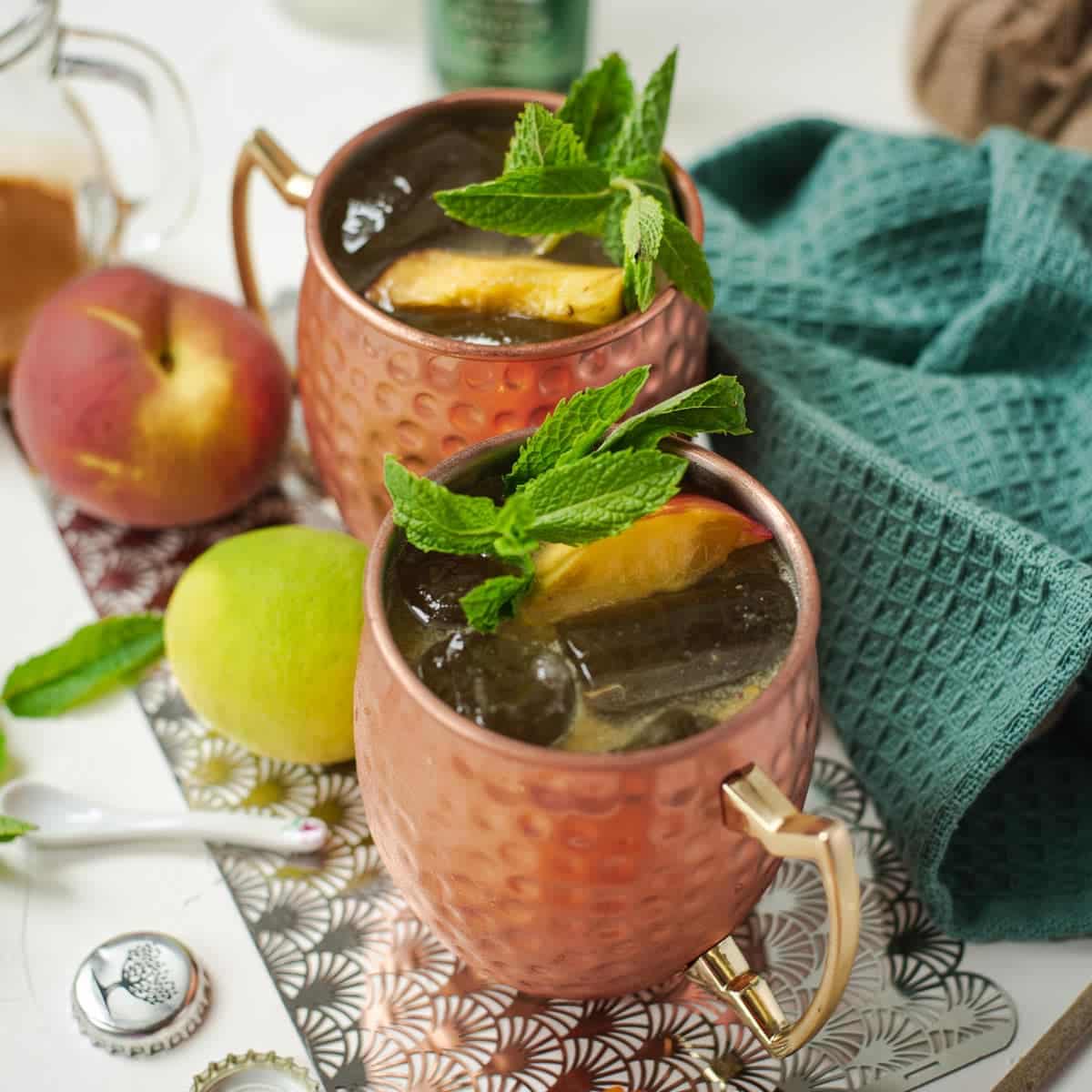 Peach Moscow Mule Recipe