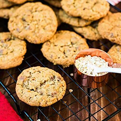 Soft and Chewy Oatmeal Chocolate Chip Cookies