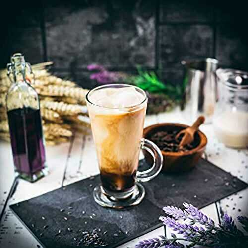 Iced Lavender Oat Milk Latte