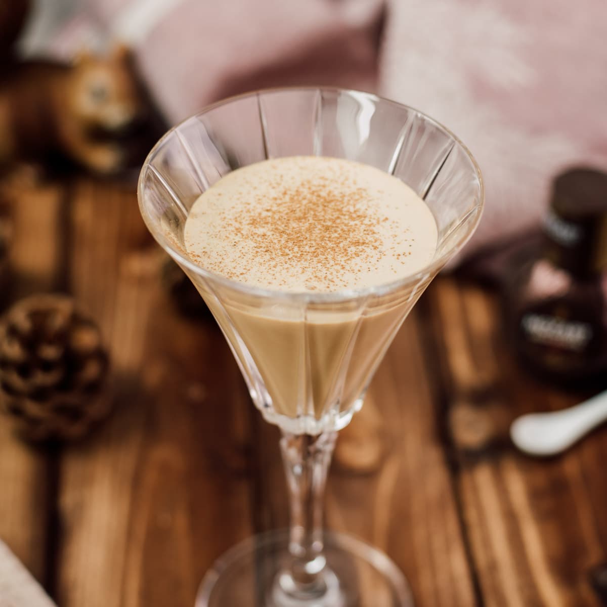 Brandy Alexander with Dark Chocolate Liqueur