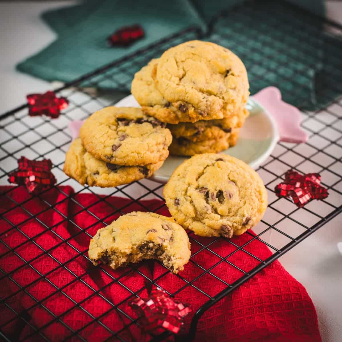 Chocolate Chip Cookies with Vanilla Pudding Powder