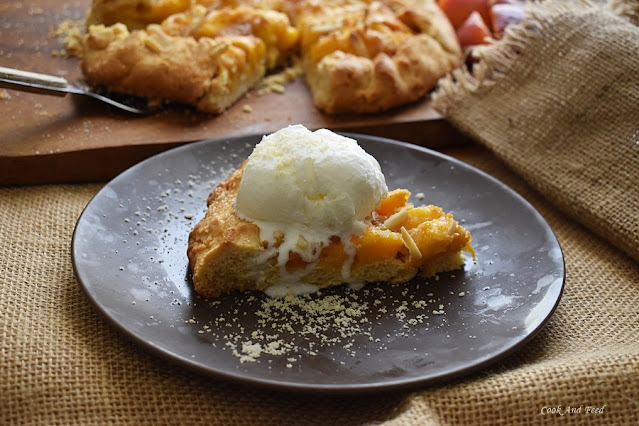 Galette με ροδάκινα / Peach Galette