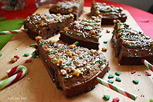 Χριστουγεννιάτικα Δεντράκια Μπράουνις / Christmas Tree Brownies