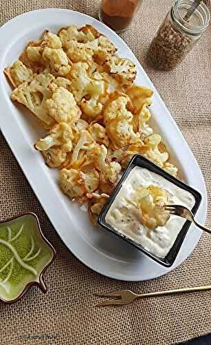 Κουνουπίδι Ψητό Με Σάλτσα Γιαουρτιού / Roasted Cauliflower With Yogurt Dip