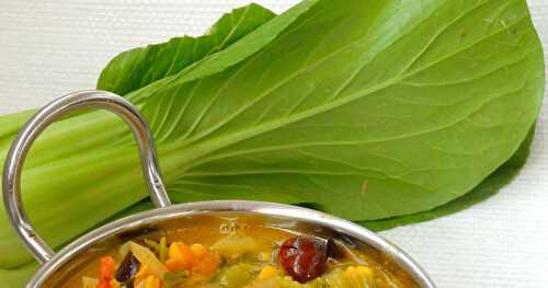 Bok Choy Channadal Kootu