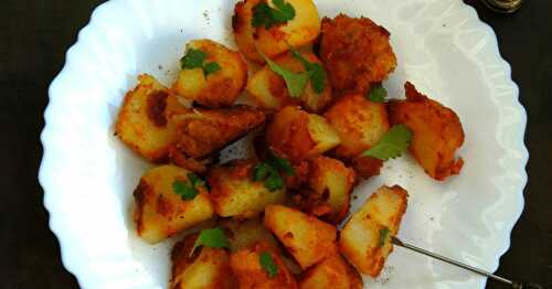 Bread Crumbed Spicy Potatoes