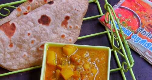 Chettinad Therakkal / Chettinad Eggplant and Potato Curry