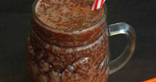 Chocolate Chia Seeds Milk