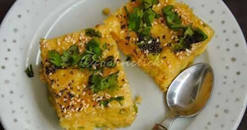 Cornmeal Dhokla
