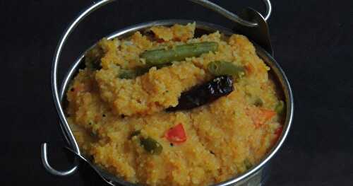 Couscous Sambhar Bhath/Couscous Sambar Saadham
