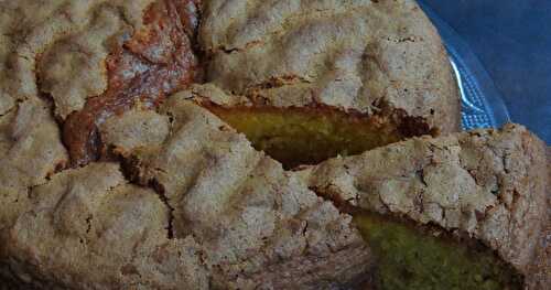 Custard Powder Yogurt Cake