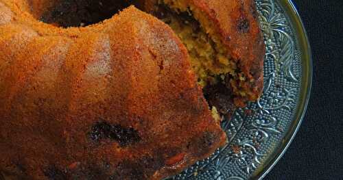 Eggless Chocolate Almond Streusel Cake