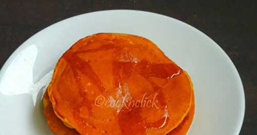 Eggless Mango Buttermilk Pancake