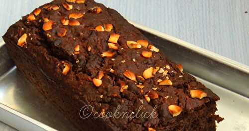 Eggless Ragi Carrot Cashew Cake/Eggless Fingermillet Cake with Palm Jaggery Syrup
