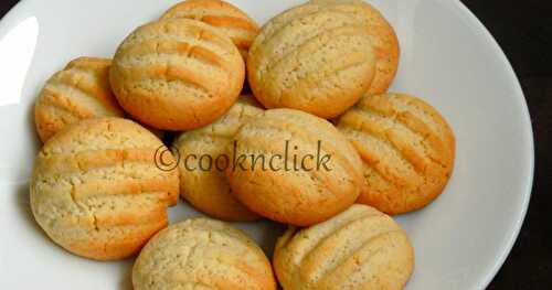 Eggless Walnut Butter Cookies