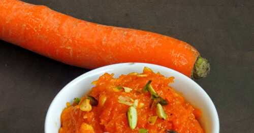 Gajar Ka Halwa/Carrot Halwa with Khoya