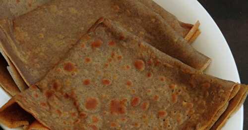 Galette de Sarrasin/French Eggfree Buckwheat Crepes
