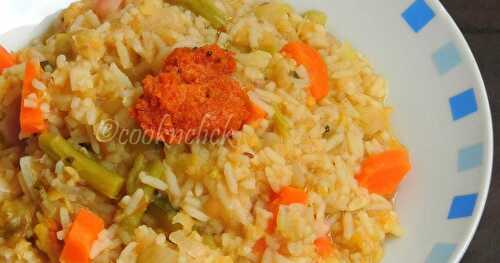 Masoor Dal Sambar Bath