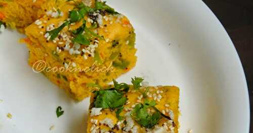 Mixed Vegetable Dhokla