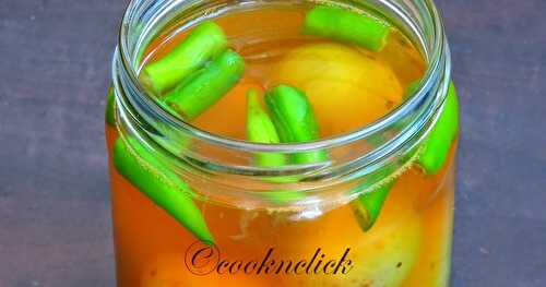 Neer Nellikkai/No Oil Amla Pickle/Oilfree Gooseberry Pickle