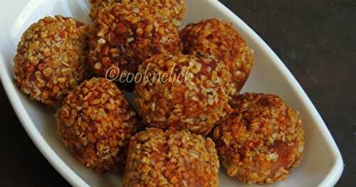 Oats Crusted Beetroot Balls - #MonsoonMojo
