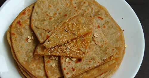 Oats Masala Roti
