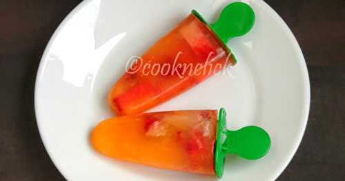 Orange & Strawberry Lollies