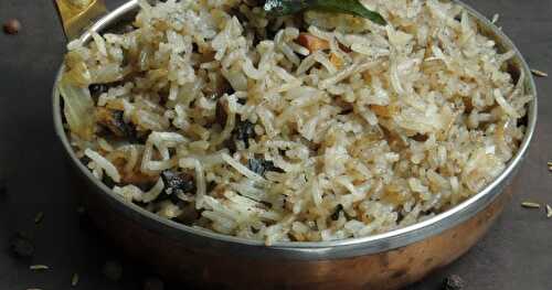 Peppered Mushroom  Rice