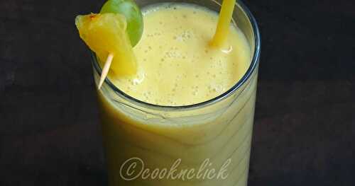Pineapple, Green Grapes Smoothie