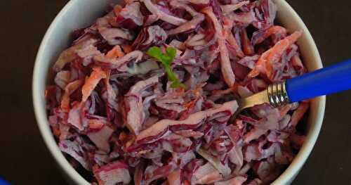 Red Cabbage Coleslaw/Purple Cabbage Coleslaw