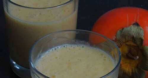 Spiced Persimmon Smoothie