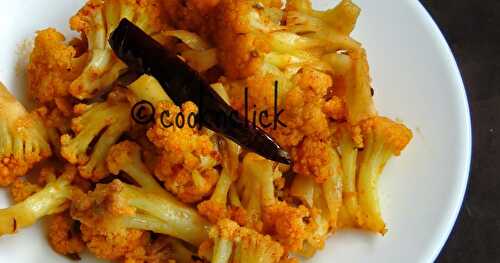 Spicy Cauliflower Masala