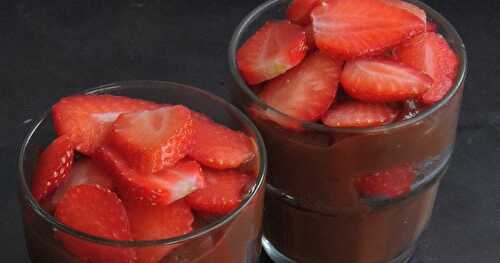 Strawberry Chocolate Custard