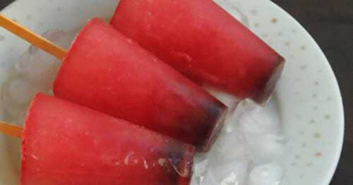 Vegan Cherry Popsicles