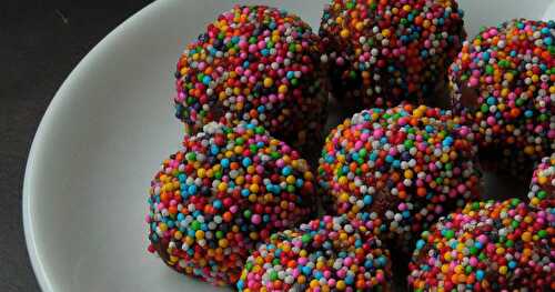 Vegan Dark Chocolate & Almonds Truffles