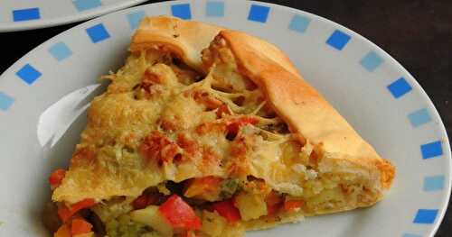 Vegetable Cheese Galette