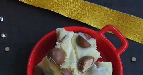 White Chocolate Maltesers Fudge