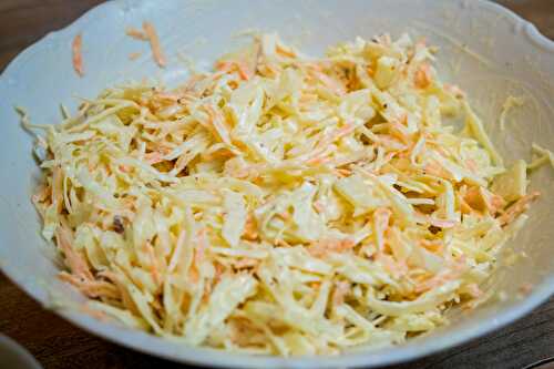 Simple Coleslaw With Apples And Bacon