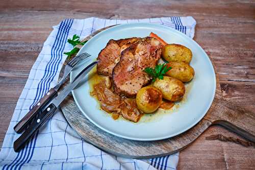 Baked Pork Neck / Collar With Potatoes