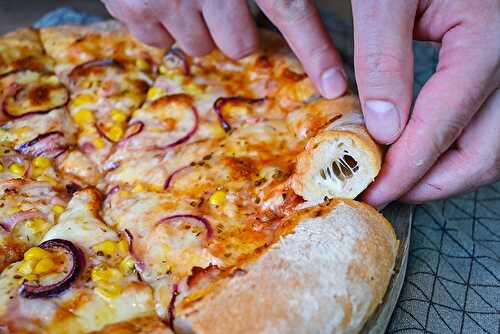 Cheese Stuffed Crust Pizza Recipe