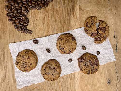 Coffee chocolate chip cookies