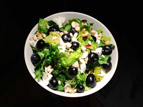 Blueberry mozzarella salad