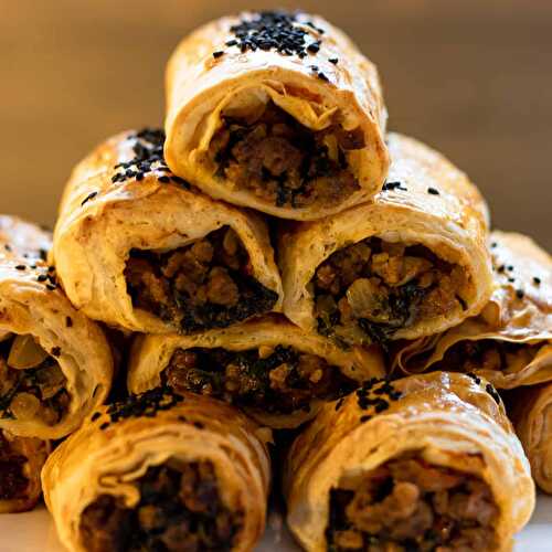 Borek With Meat and Spinach